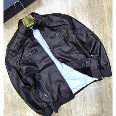 Jacket en cuir original Pour Homme HFDS00039 Mode 15 000 FCFA