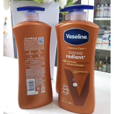 Lotion corporelle éclatante au cacao Vaseline 600 ml MMDS00011 Accueil 10 000 FCFA