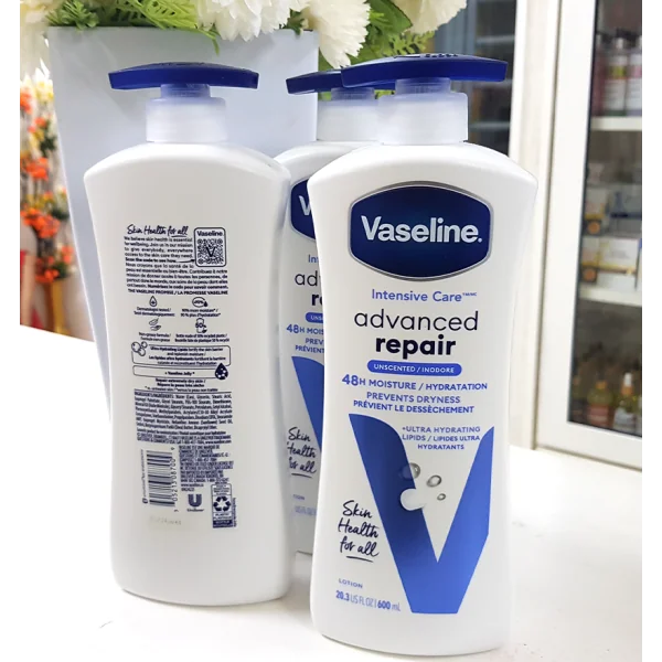 Vaseline Intensive Care Advanced Repair Unscented Lotion 10 oz