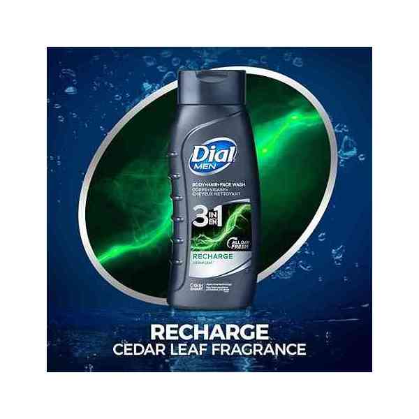 DIAL MEN HYDRO FRESH 3 IN 1 HAIR+BODY+FACE WASH 473ML