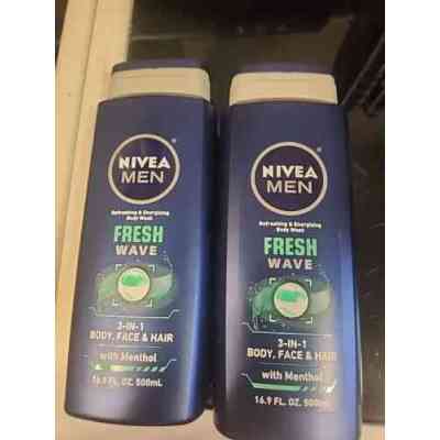 Nivea Men Fresh Wave Gel Douche (16,9 oz) MMDS00085 NIVEA Bien-être et Beauté 7 000 FCFA