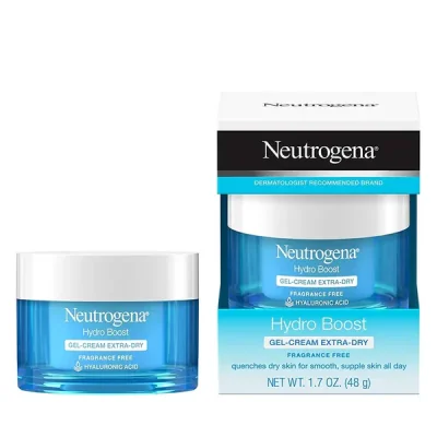 Neutrogena Hydro Boost Hyaluronic Acid Hydrating Face Moisturizer Gel-Cream to Hydrate and Smooth Extra-Dry Skin MMDS00067 B...