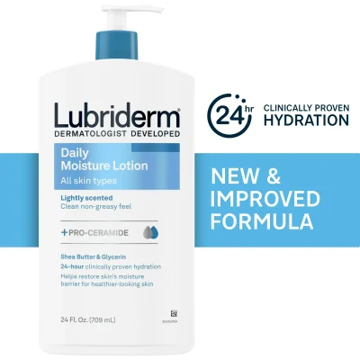 Lubriderm Daily Moisture Body Lotion + Pro-Ceramide, 24 fl. oz. MMDS00068 Bien-être et Beauté 12 000 FCFA