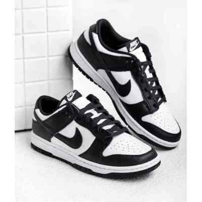 Nike Dunk Low Retro, Blanc Noir Panda WWDS00010 Mode 10 000 FCFA