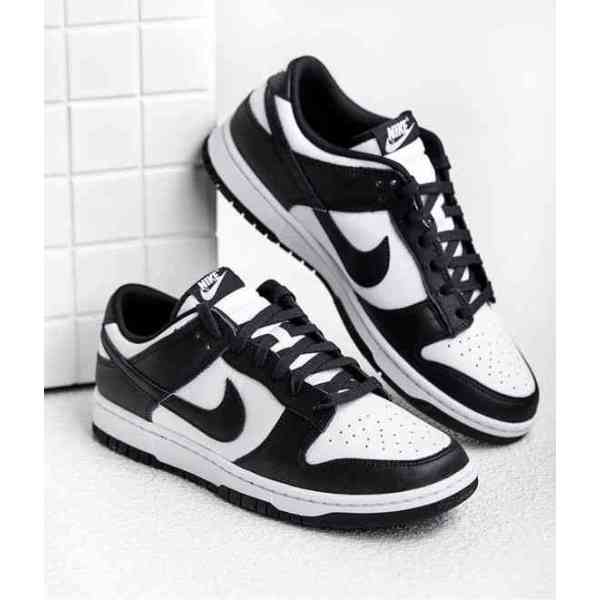 Nike Dunk Low Retro, Blanc Noir Panda