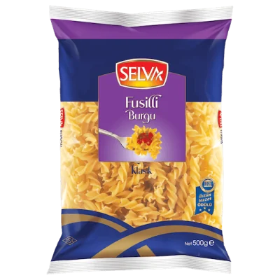 Pâtes Selva Fusilli, Selva Penne Rigate, Selva Elbow, Farfelle Selva (NET. 500g) DMDS00036 Coin Courses 800 FCFA