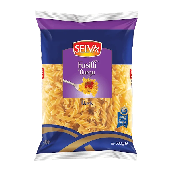 Pâtes Selva Fusilli, Selva Penne Rigate, Selva Elbow, Farfelle Selva (NET. 500g)