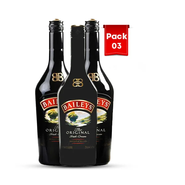 Crème Liqueur BAILEYS - ORIGINAL - 75cl,pack de 03 bouteilles