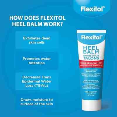 Baume pour talons Flexitol - La meilleure crème pour les pieds contre les talons fissurés (28 g) BQDS0003 Bien-être et Beaut...