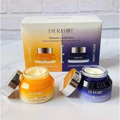 Dr rashel – crème pour le visage anti-âge et éclaircissante de jour et de nuit, vitamine C et rétinol A BQDS00013 Bien-être ...