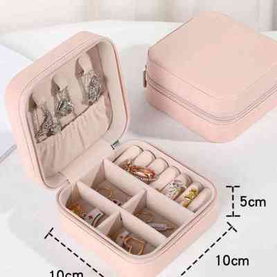 Boîte à Bijoux en Velours Portable Organisateur de Bijoux BQDS00018 Bien-être et Beauté 5 000 FCFA