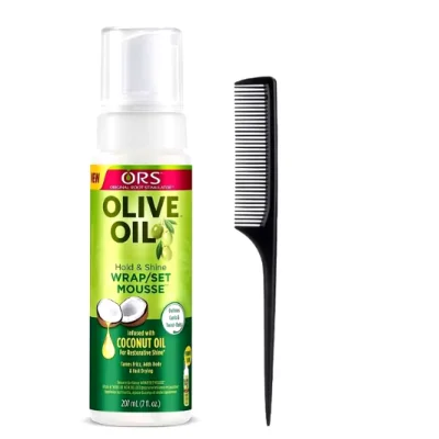 Mousse coiffante à l'huile d'olive pour cheveux bouclés, anti-frisottis, forte tenue, pour femmes et hommes ACDS0001 Bien-êt...