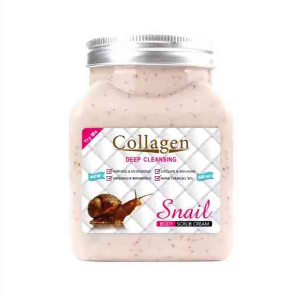 Crème exfoliante à collagène pour gommage du corps, élimine les peaux mortes, offre spéciale