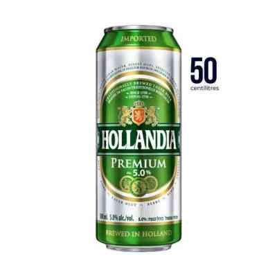 Bière Hollandia 5% cannette 50cl DMDS00064 Coin Courses 900 FCFA