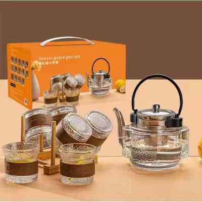 Ensemble de pichets à eau clair transparent 1280ml 7pieces EJXDS00038 Appareils de cuisine 14 000 FCFA