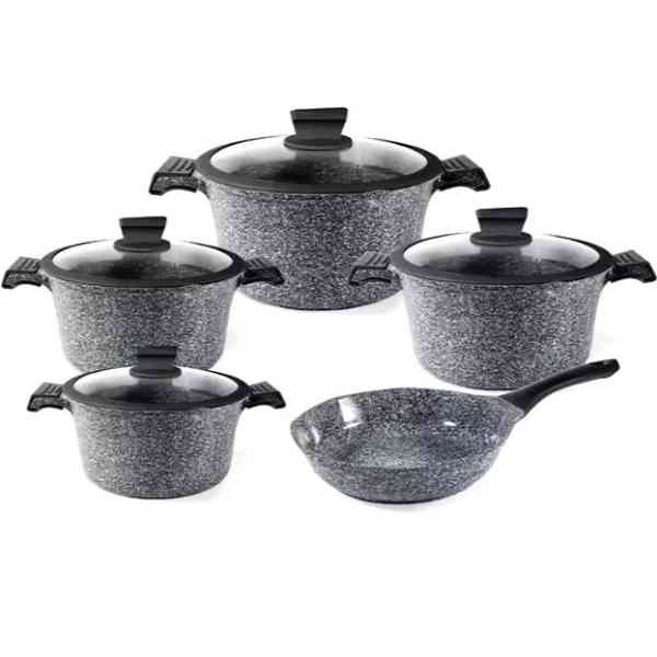 Ensemble d'ustensiles de cuisine en aluminium lot de 17 pièces