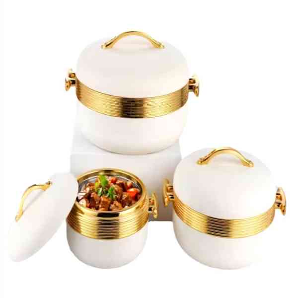 casseroles chauffe-aliments 3 pcs