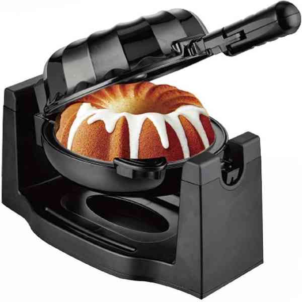 Moule et four à gâteau électrique rotative 1800 W avec Plaque antiadhésive