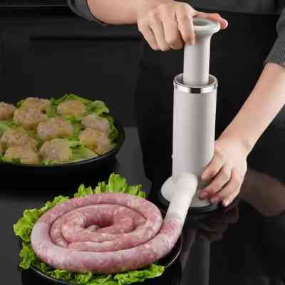 remplisseuse de saucisses multifonctionnelle pour de délicieuses saucisses et boulettes de viande ISDS00019 Trésors des fête...