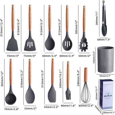 Ensemble d'ustensiles de cuisine antiadhésifs avec seau EJXDS00058 Electroménager & Entretien 13 000 FCFA