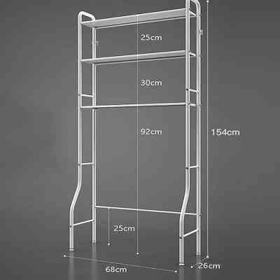 Étagère pour machine à laver autoportant Buanderie Support de rangement EJXDS00063 Style & confort 10 500 FCFA