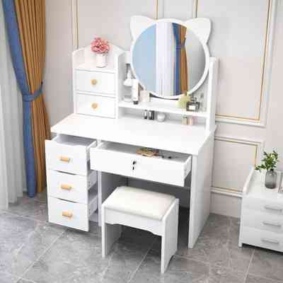 coiffeuse avec tabouret rembourré doux ISDS0006 Style & confort 61 000 FCFA