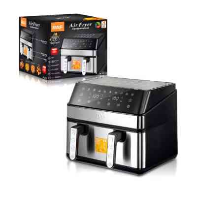 Friteuses électriques 02 compartiment 8.5L multifonctionnelles en acier inoxydable EJXDS00079 Electroménager & Entretien 69 ...