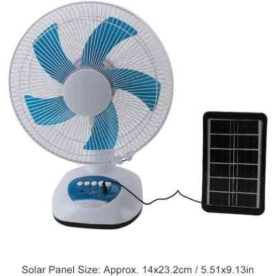 ventilateur de camping avec panneau solaire EJXDS00097 Electroménager & Entretien 28 000 FCFA