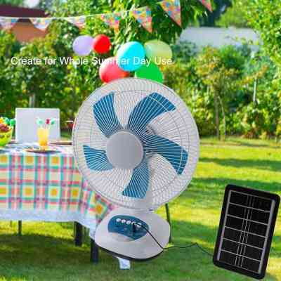 ventilateur de camping avec panneau solaire EJXDS00097 Electroménager & Entretien 28 000 FCFA