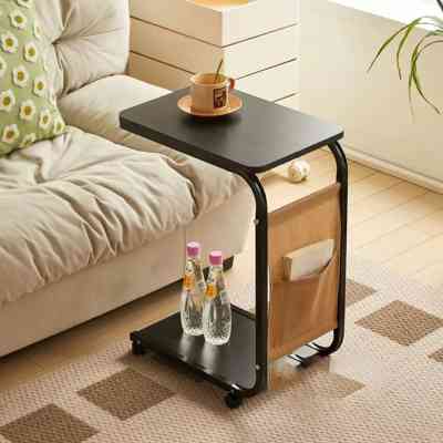 Table d'appoint de canapé en forme de C avec sac de rangement ISDS00029 Style & confort 23 000 FCFA