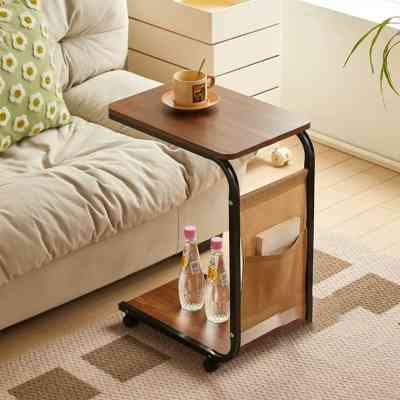 Table d'appoint de canapé en forme de C avec sac de rangement ISDS00029 Style & confort 23 000 FCFA