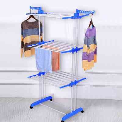 Séchoir à linge, porte-serviettes pliable, rangement pratique, cintre pour sèche-linge ISDS00030 Electroménager & Entretien ...