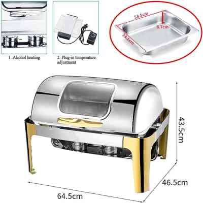 Serveurs et chauffe-plats carrés électriques avec couvercles visibles ISDS00036 Electroménager & Entretien 52 000 FCFA