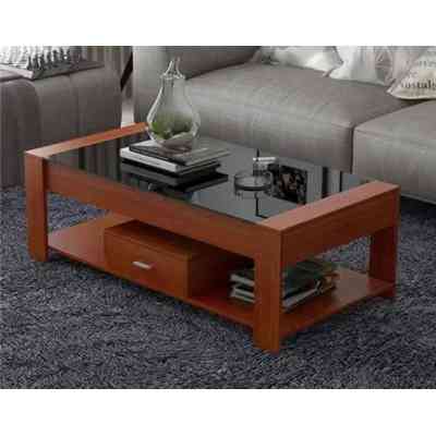 Table basse moderne minimaliste en verre trempé ISDS00037 Style & confort 48 000 FCFA