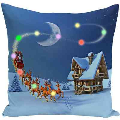 Jeu de 6 housses de coussin avec éclairage LED ISDS00048 Style & confort 20 000 FCFA