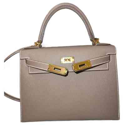 HERMES KELLY 28 EPSOM SCELLIER BEIGE GRIS MARRON CLAIR DNDS0004 HERMES Mode Femme 15 000 FCFA