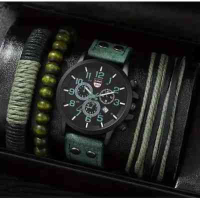 MONTRE+BRACELET+ COFFRET POUR HOMME HGDS00039 Mode 13 500 FCFA