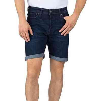 Ensemble T-shirt et Short en jean stretch pour homme - Coupe droite HFDS00031 Mode 11 500 FCFA