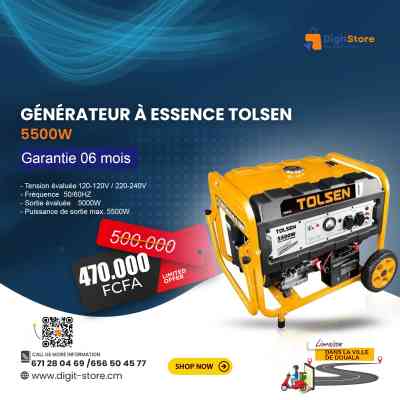 Générateur à essence TOLSEN 550W